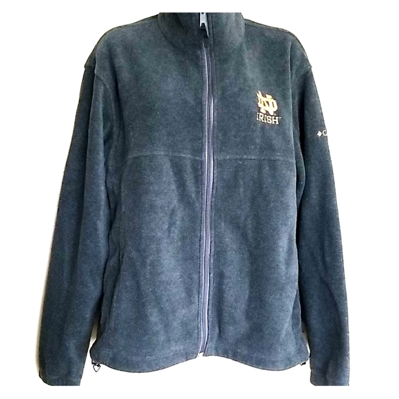 columbia notre dame fleece